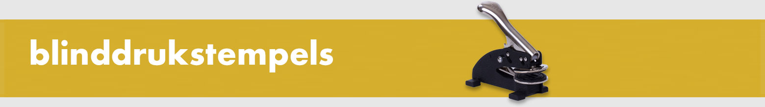 Blinddrukstempels 