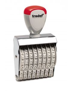 Trodat 1598 Cijferstempel | 8 banden | 55x9mm