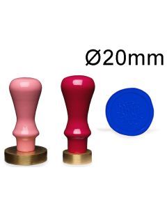 Lakstempel | gekleurd lakheft | Ø20mm