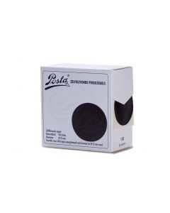 Zegeletiketten | zwart | zijdeglans | Ø52mm