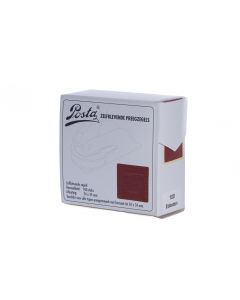 Zegeletiketten | wijnrood | 34x34mm