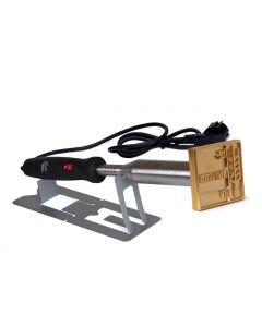 Posta Perma | brandstempel | 70x70mm 