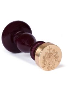 Lakstempel met familiewapen | Ø40mm | volreliëf