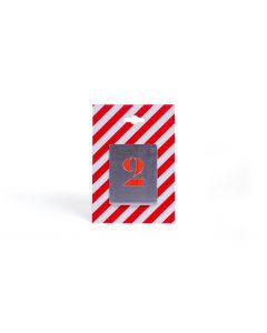 Cijfersjablonen BVG | hoogte 40 mm