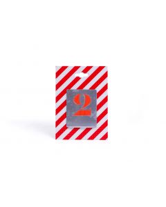 Cijfersjablonen BVG | hoogte 50 mm