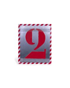 Cijfersjablonen BVG | hoogte 300 mm