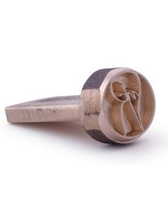 Brandplaat voor Posta ALK type 0, rond 25 mm