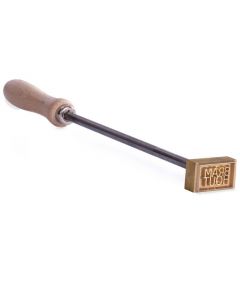 Handbrandstempel Posta Pyro, 40x20 mm