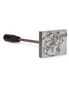 Handbrandstempel | Posta Pyro | Staall | 100x100 mm