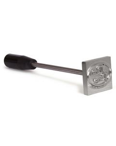 Handbrandstempel | Posta Pyro | RVS | 60x60 mm