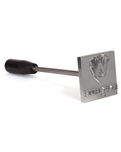 Handbrandstempel | Posta Pyro | RVS | 80x80 mm