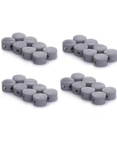 Plombeerzegels grijs | 200 stuks | Ø9mm