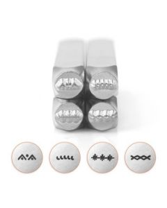 Slagstempelset Rand 3 | hoogte 6mm