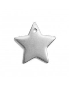 Tinnen Hangers, Ster, 24 mm, ImpressArt