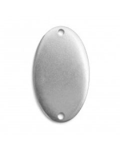 Tinnen Hangers, Ovaal, 38 x 22 mm, ImpressArt