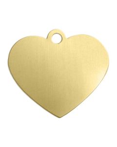 Messing hanger, Hart, 16 mm, ImpressArt