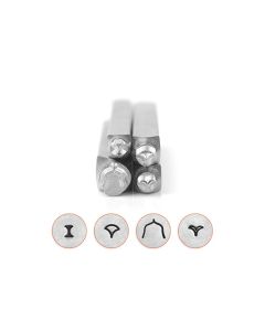 Slagstempelset Mandala 3 | hoogte 4-6mm