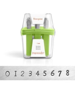 Slagcijfers Newsprint, luxe 3 mm