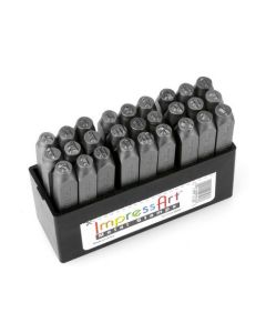 Slagletters Canterbury, luxe, kleine letters, 6 mm