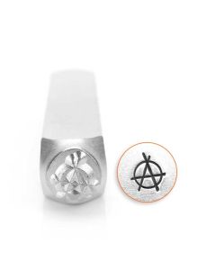 Slagstempel Anarchie | Hoogte 6mm