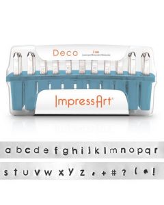 Slagletters Deco, luxe, Kleine letters, 3 mm