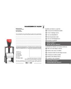 Waardebon Stempelplaatje Colop 2300