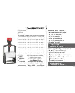 Waardebon Stempelplaatje Colop 2800