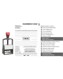 Waardebon Stempelplaatje Colop 2860