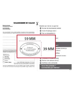 Waardebon Stempelplaatje Trodat 5274