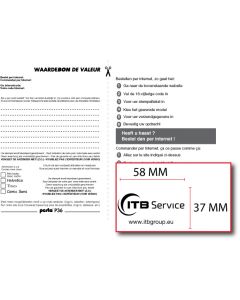 Bon voor een stempelplaatje Posta Eco 36