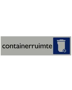 Informatiebord | Containerruimte | 165 x 44 mm