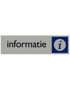 Informatiebord | Informatie | 165 x 44 mm