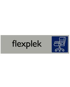 Informatiebord | Flexplek | 165 x 44 mm