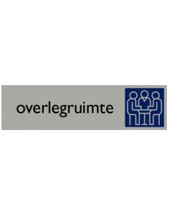Informatiebord | Overlegruimte | 165 x 44 mm