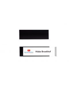 Deurbord | Zwart | 20x6cm