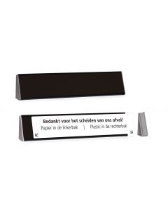 Baliebord | Zwart | 30x6cm