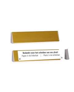 Baliebord | Goud | 30x6cm