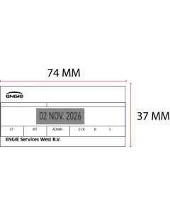 Stempelplaatje Trodat Printy 4726