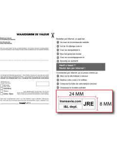 Bon voor een stempelplaatje Trodat Printy 4910