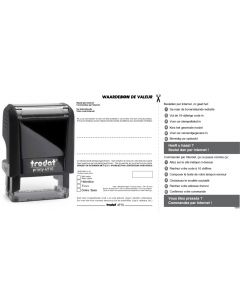 Trodat Printy 4910 met waardebon