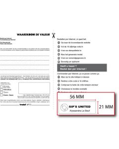 Bon voor een stempelplaatje Trodat Printy 4913 