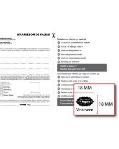 Bon voor een stempelplaatje Trodat Printy 4922