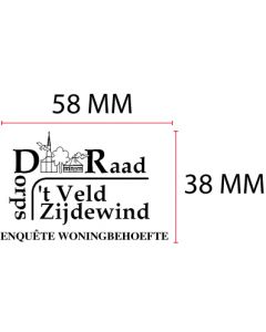 Stempelplaatje Trodat Printy 4927