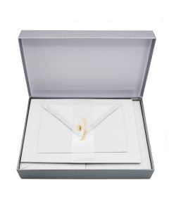 Crown Mill | Silver Line | Doosje met 25 vellen en 25 enveloppen | vergé | 5 kleuren | A5