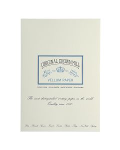 Crown Mill | Correspondentieblokken | 50 vellen A4 | velijn met watermerk | 100 g