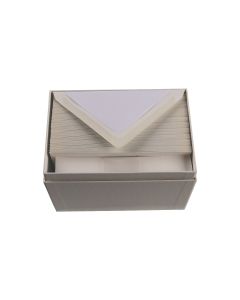 Crown Mill | Luxe doos | Doosje met 50 kaarten en 50 enveloppen | cotton | A6