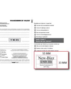 Bon voor een stempelplaatje Trodat Professional 5460 