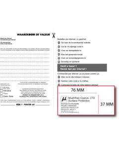 Bon voor een stempelplaatje Colop Printer 60