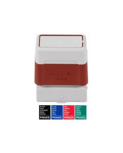 Brother PR-1438 stempel | 14x38mm | Zwart, Blauw, Rood, Groen