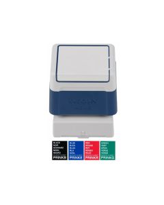 Brother PR-4040 stempel | 40x40mm | Zwart, Blauw, Rood, Groen